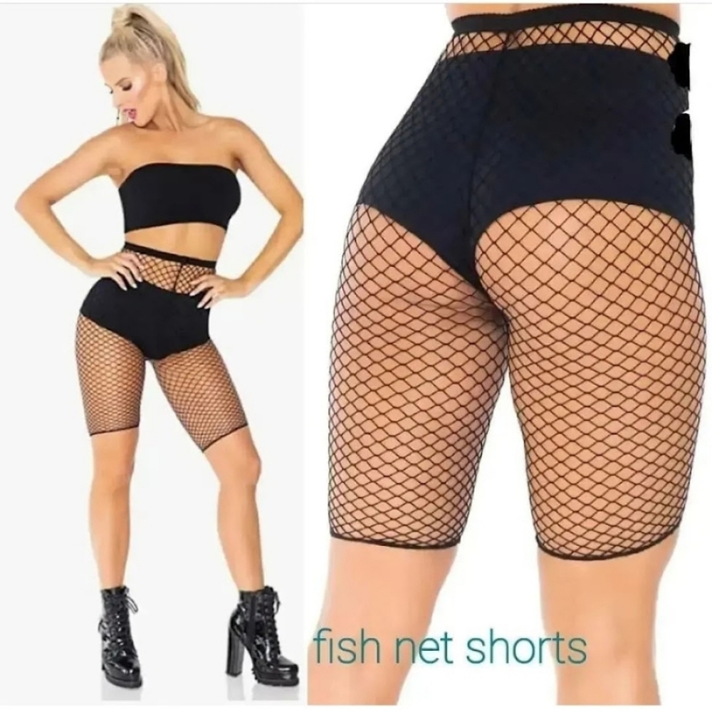 Fish net shorts